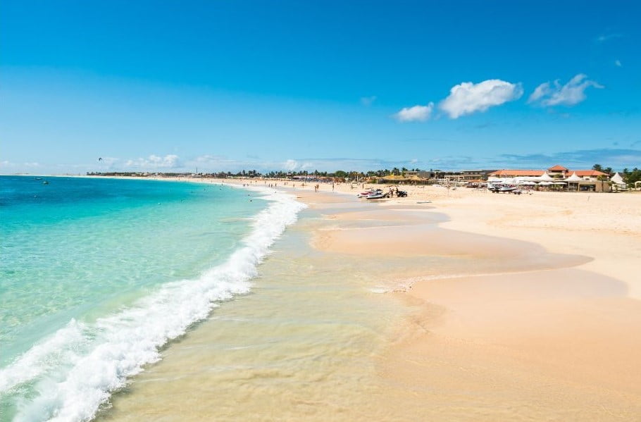 Playa de Santa María, isla de Sal. Cabo Verde