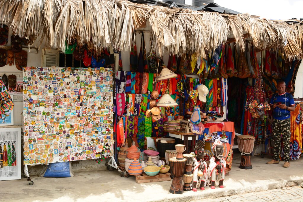 mercado local de artesania